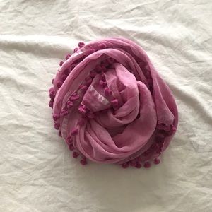 Matta NY pom pom scarf